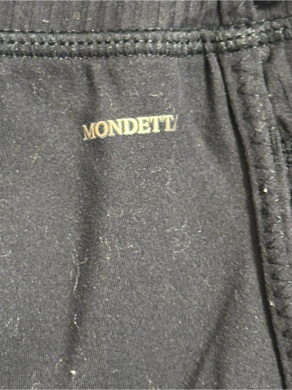 Mondetta Black Biker Shorts XXL Side Pockets Athletic Stretch - Picture 3 of 4